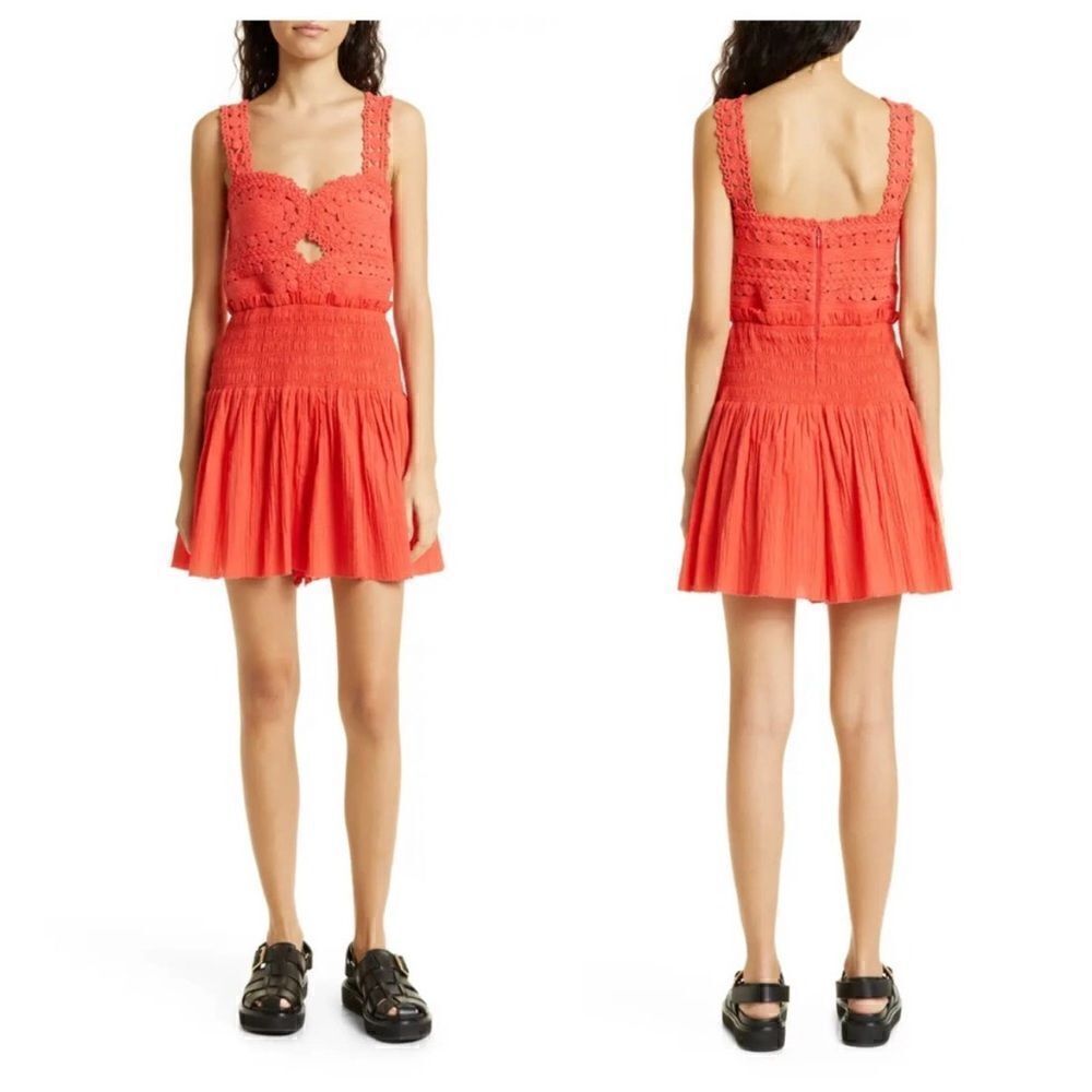 Sea New York Camila Crochet Romper (8)(10) NWT